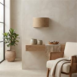 Aplique de Pared en Yute Natural | Serie ADINA