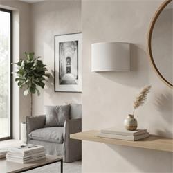 Aplique de Pared con Pantalla Blanca | Serie ADINA