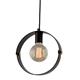 COLGANTE LUXURY 1 LUZ NEGRO