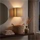 Aplique de Pared en Yute Natural y Cinta Beige | Serie ELEA