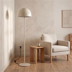 LAMPARA PIE SALON KANE GRIS 1XE27 C/P METAL XTRELAMP