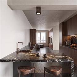 Foco de Superficie de Madera Eucalipto 12cm | Serie ASTRID
