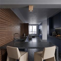 Foco de Superficie de Madera Natural 12cm | Serie ASTRID