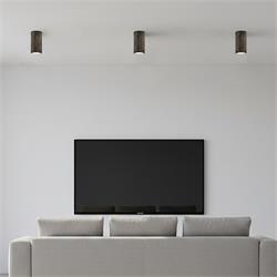 Foco de Superficie de Madera Eucalipto 12cm | Serie ASTRID