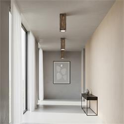 Foco de Superficie de Madera Eucalipto 20cm | Serie ASTRID