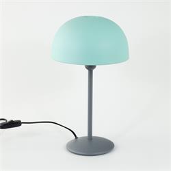 SOBREMESA KANE 1 LUZ GRIS/VERDE AGUA E14 XTRELAMP