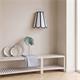 Aplique de Pared con Pantalla Blanca y Azul | Serie GALIA