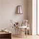 Aplique de Pared con Pantalla Blanca y Burdeos | Serie GALIA