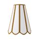 Aplique de Pared con Pantalla Blanca y Oro | Serie GALIA