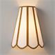 Aplique de Pared con Pantalla Blanca y Oro | Serie GALIA