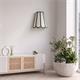 Aplique de Pared con Pantalla Blanca y Verde | Serie GALIA