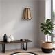 Aplique de Pared con Pantalla en Rafia Natural | Serie GALIA