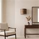 Aplique de Pared con Pantalla de Madera Oscura | Serie BELA