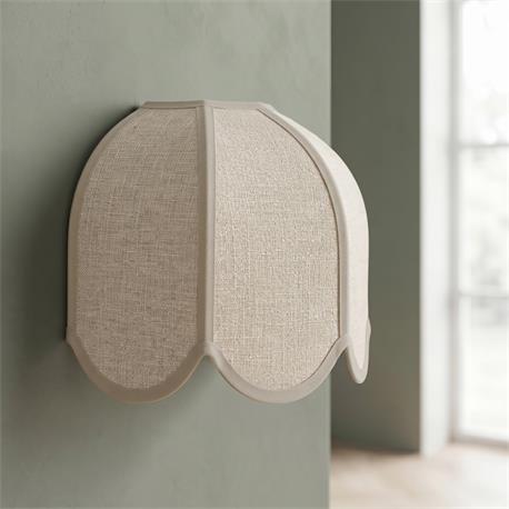 Aplique de Pared con Pantalla de Tejido KAV | Serie IRIS