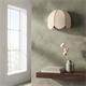 Aplique de Pared con Pantalla de Lino Beige | Serie IRIS