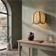 Aplique de Pared en Rafia Beige | Serie IRIS