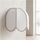 Aplique de Pared con Pantalla Blanca y Beige | Serie IRIS