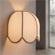 Aplique de Pared con Pantalla Blanca y Beige | Serie IRIS