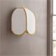 Aplique de Pared con Pantalla Blanca y Mostaza | Serie IRIS