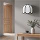Aplique de Pared con Pantalla Blanca y Negro | Serie IRIS