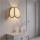 Aplique de Pared con Pantalla Blanca y Oro | Serie IRIS