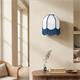 Aplique de Pared Blanco con Flecos Azules | Serie IRIS II