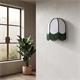 Aplique de Pared Blanco Flecos Verde Oscuro | Serie IRIS II