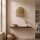 Aplique de Pared en Yute Natural con Flecos | Serie IRIS II