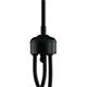 LAMPARA VICTORIA 3 LUCES NEGRO D40 XTRELAMP