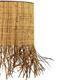 COLGANTE MALI 45CM TEJIDO NATURAL DESHILADO XTRELAMP