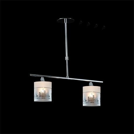 LAMPARA LINEAL 2 LUCES CITY
