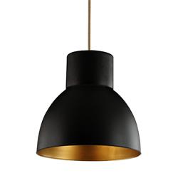 COLGANTE CRISTAL KIRA NEGRO/ORO