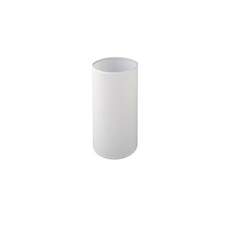 PANTALLA TUBO D12 d12 H25 LINO BASICO BLANCO