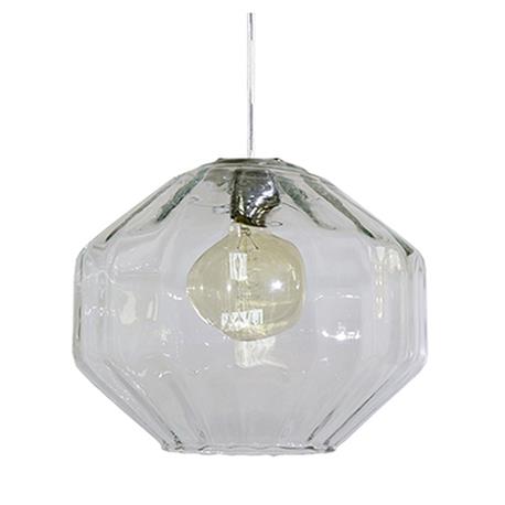 COLGANTE HEXAGONAL 30 TRANSPARENTE