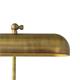 SOBREMESA AURORA LATON CUERO MATE ARTICULADO 2XG9 XTRELAMP
