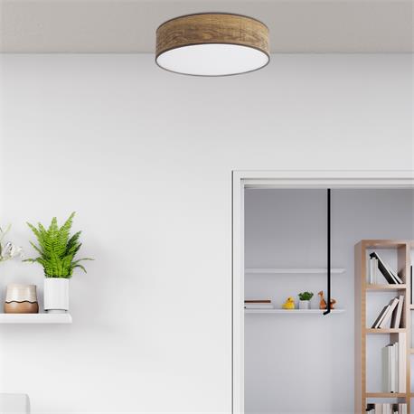 PLAFON LED AITANA MADERA OSCURO 24W 4200K 2400LM XTRELAMP