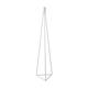 ARMADURA PIE SALON TRIANGLE METAL BLANCO S/P