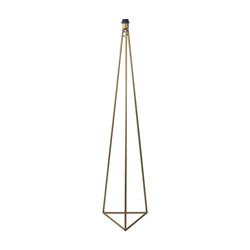 ARMADURA PIE SALON 125CM TRIANGLE METAL ORO S/PANTALLA