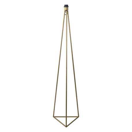 ARMADURA PIE SALON 140CM TRIANGLE METAL ORO S/PANTALLA