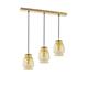 REGLETA SERIE AILA METAL ORO 3 L C/T AMBAR XTRELAMP