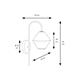 APLIQUE PARED ANNELI CRISTAL AMBAR 1 LUZ XTRELAMP