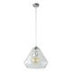 COLGANTE BIRGITTA CRISTAL CANELADO TRANSPARENTE XTRELAMP