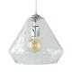 COLGANTE BIRGITTA CRISTAL CANELADO TRANSPARENTE XTRELAMP