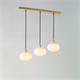 REGLETA ZULEMA CRISTAL BLANCO 3 LUCES XTRELAMP