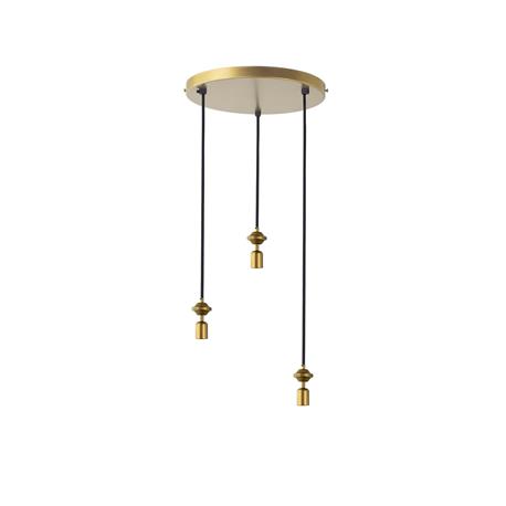 ARMADURA PLAFON ORO LISE 3XE27 XTRELAMP