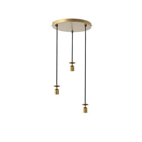 ARMADURA PLAFON ORO ANNELI 3XE27 XTRELAMP