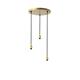 ARMADURA PLAFON ORO ZULEMA 3XE14