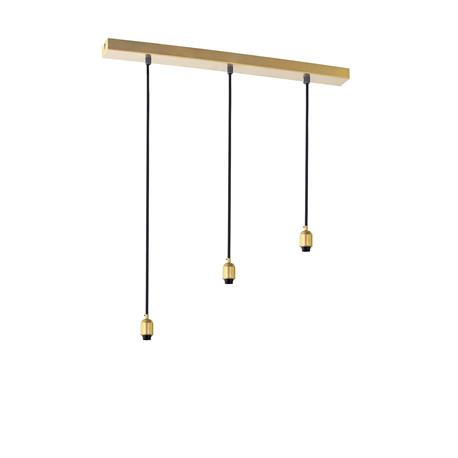 ARMADURA REGLETA ORO ZULEMA 3XE14