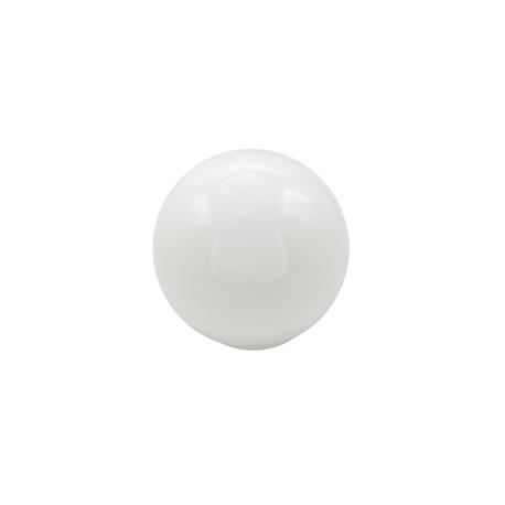 BOLA OPAL CERRADA 14CM BOCA 6CM BLANCA BRILLO