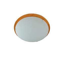 PLAFON LED 15W 4200K MADERA MIEL/CRISTAL 25CM RDO